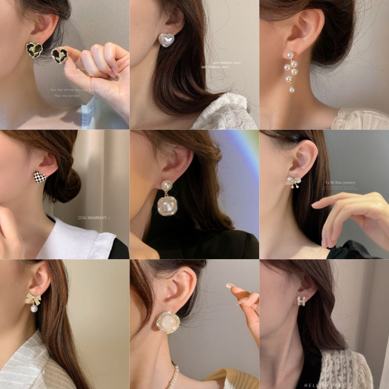 Wholesale High-end Eye-catching Temperament Fashion Light Luxury Versatile Earrings